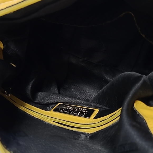 Robert Pietro Bag, Size 16" X 6" X 10", Golden Yellow - Picture 8 of 9